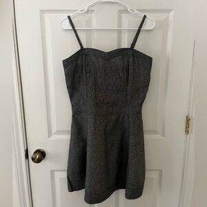 Roommates Charcoal Strap Mini Dress
